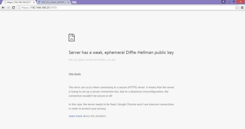 Chrome Error